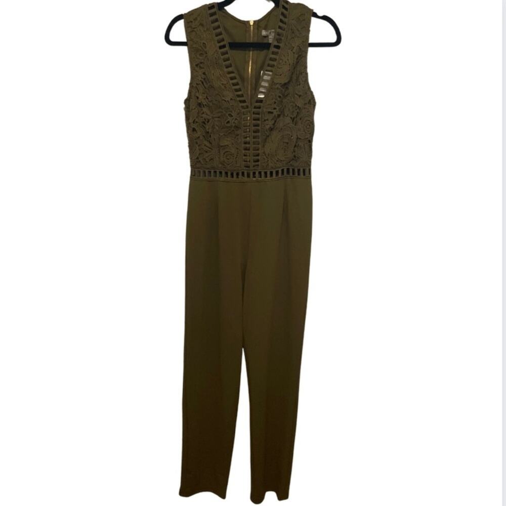 Love By Design Lace & Lattice Jumpsuit, M, NWOT